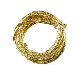 Gimp wire 1 mm farve guld